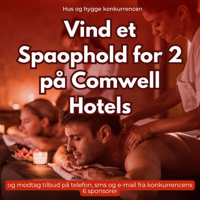 Vind et spaophold for 2 på Comwell Hotels