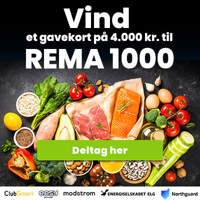 Vind et gavekort til Rema1000 på 4.000 kr.